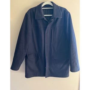 J.Crew Men’s Black Wool Overcoat *like new*